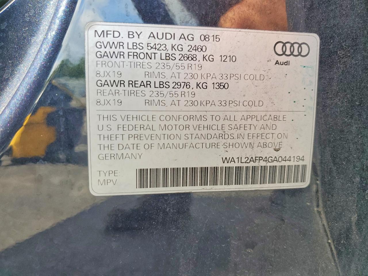 AUDI Q5 2016 — 14