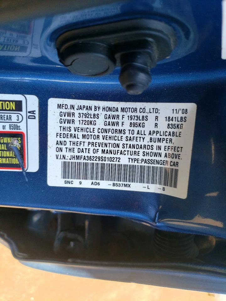 HONDA CIVIC 2009 — 13