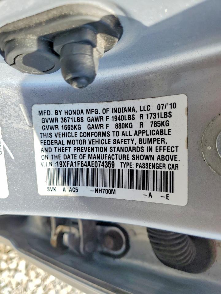 HONDA CIVIC 2010 — 13