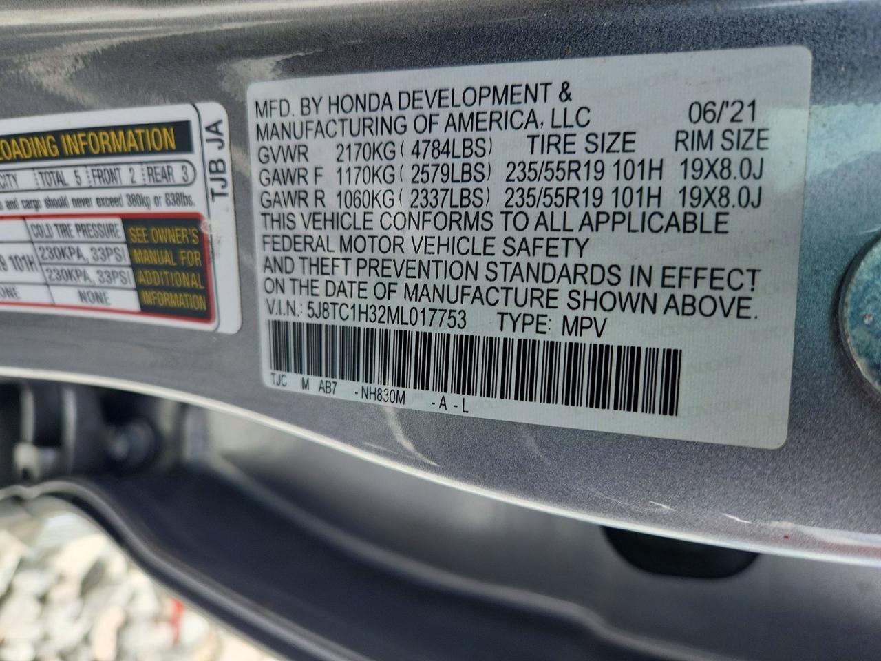 ACURA RDX 2021 — 13