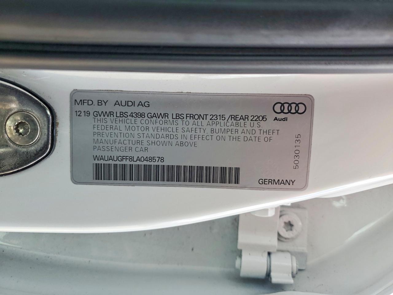 AUDI A3 2020 — 13