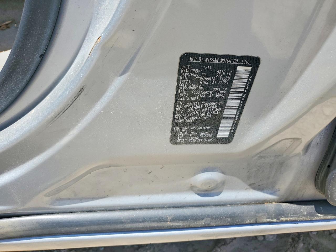 NISSAN QUEST 2009 — 15