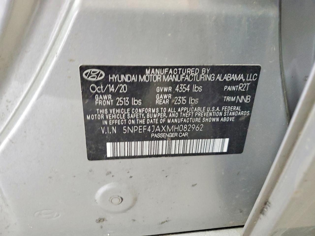 HYUNDAI SONATA 2021 — 14