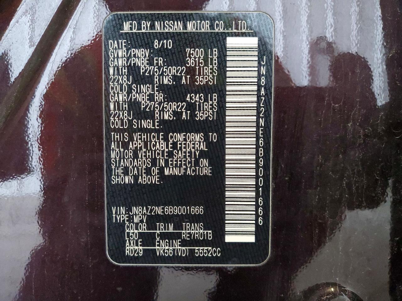 INFINITI QX56 2011 — 14