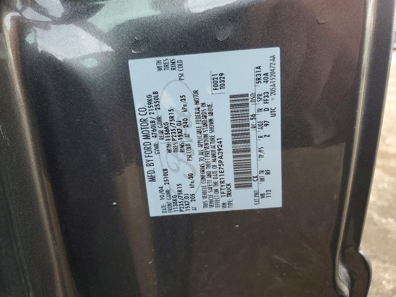 FORD RANGER 2005 — 14