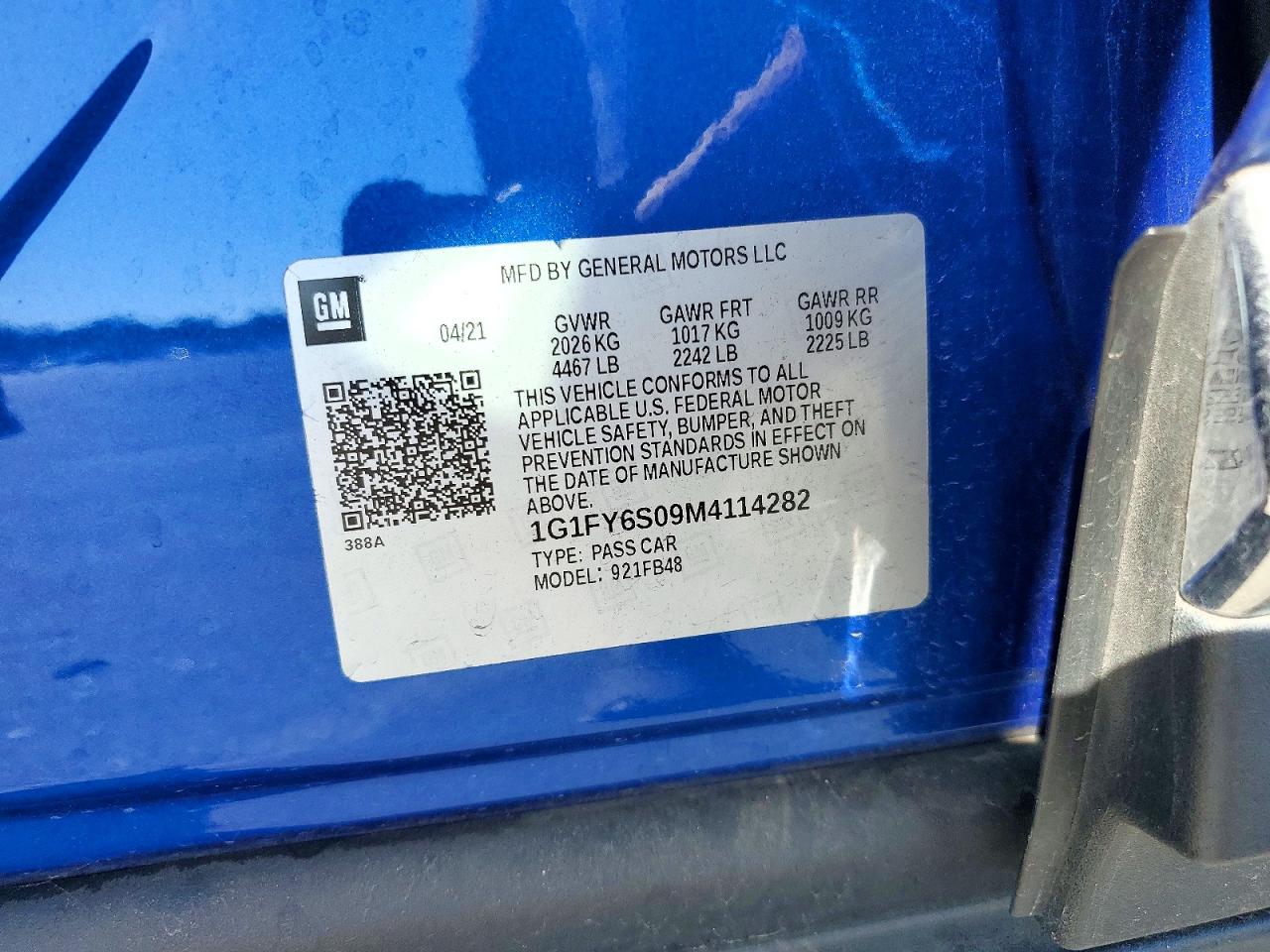 CHEVROLET BOLT EV 2021 — 13