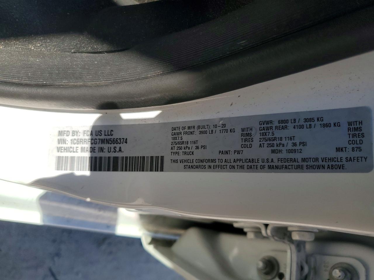 RAM 1500 2021 — 13