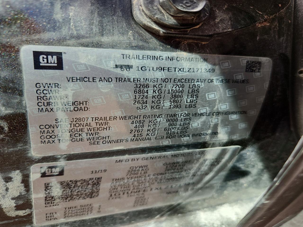 GMC SIERRA 2020 — 13