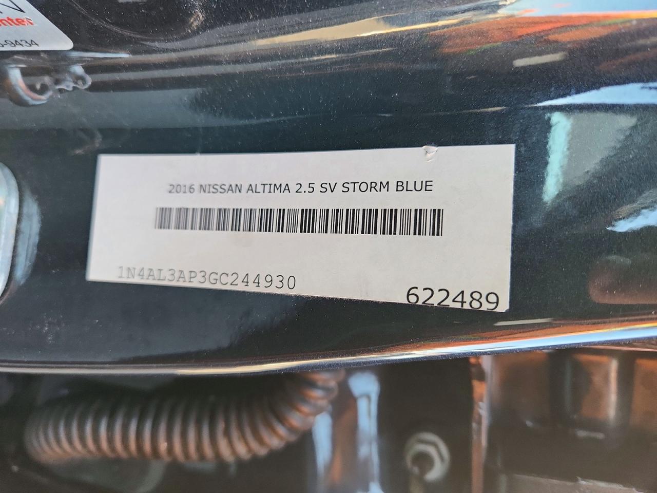 NISSAN ALTIMA 2016 — 13
