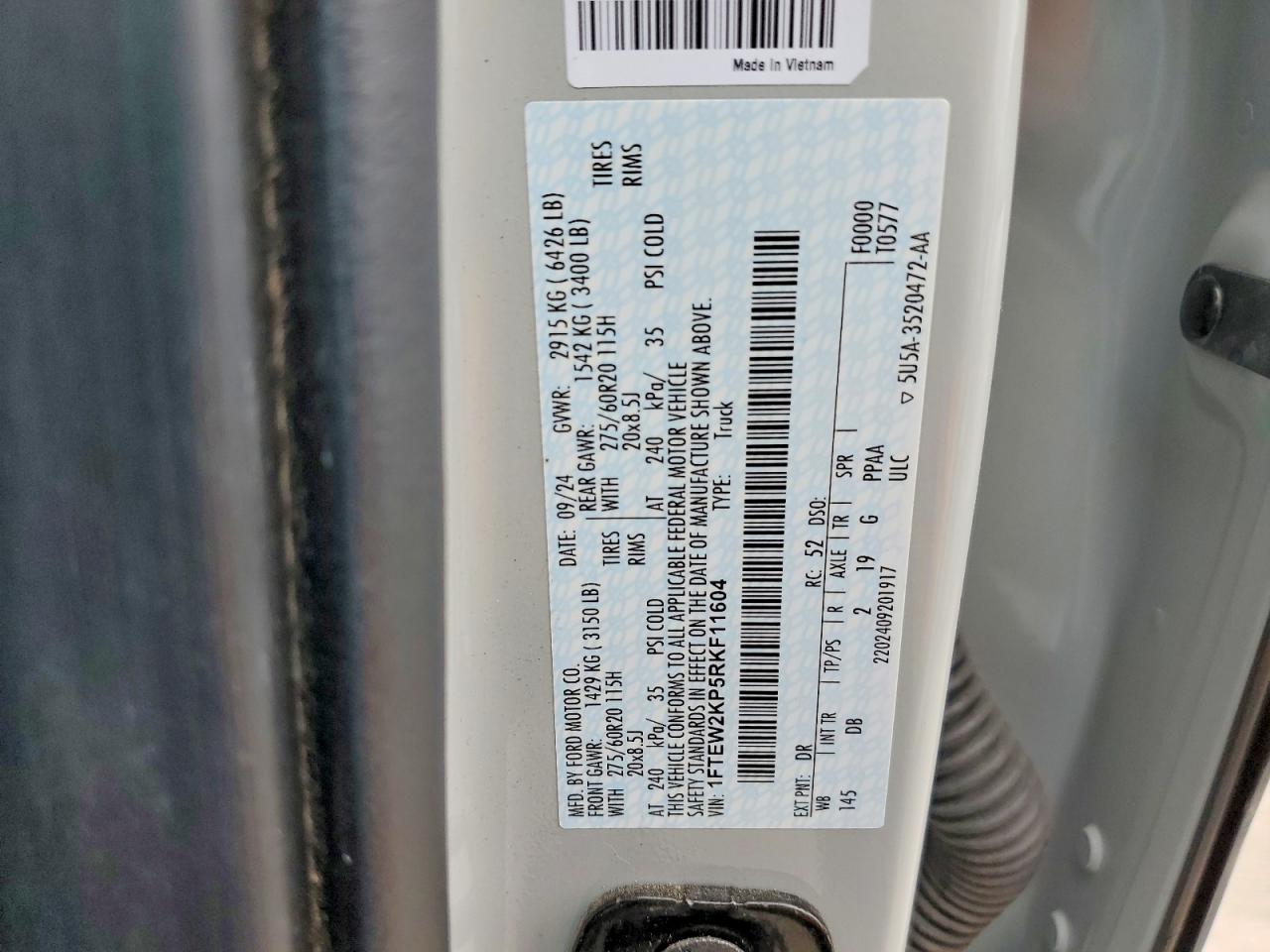 FORD F150 2024 — 13