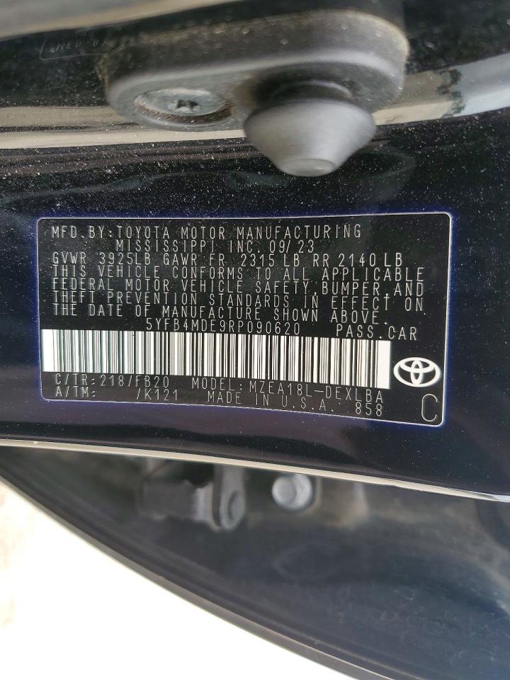 TOYOTA COROLLA 2024 — 13