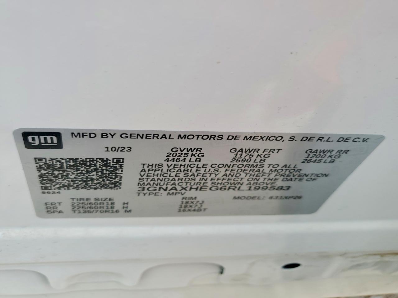 CHEVROLET EQUINOX 2024 — 14