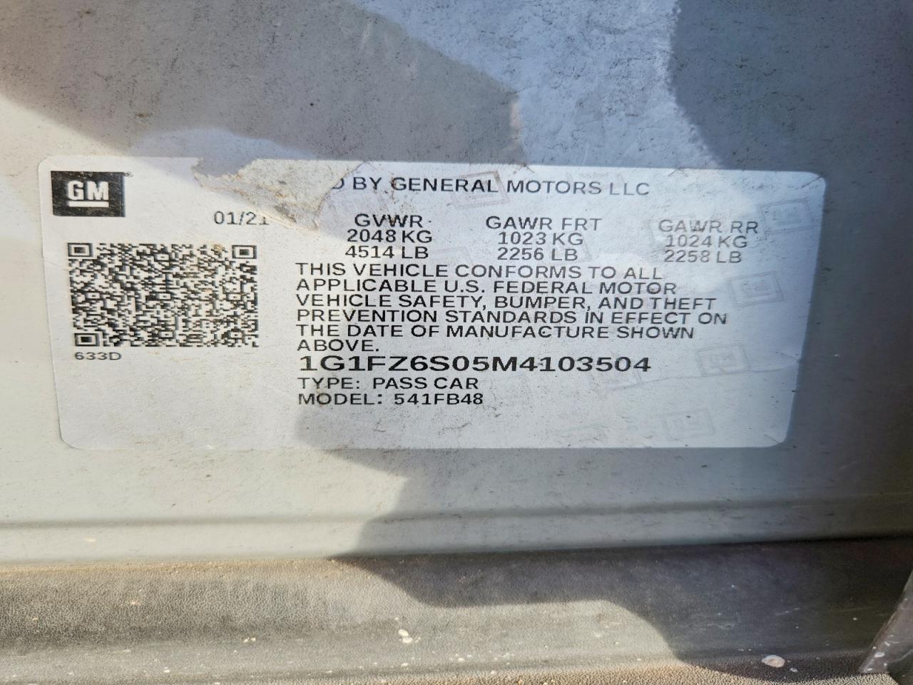CHEVROLET BOLT EV 2021 — 13