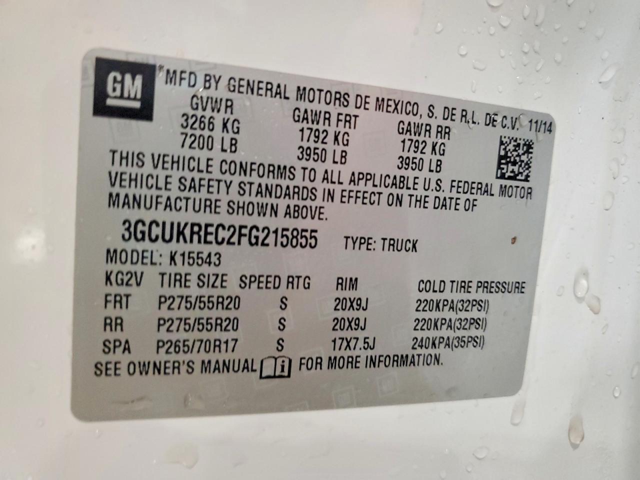 CHEVROLET SILVERADO 2015 — 13
