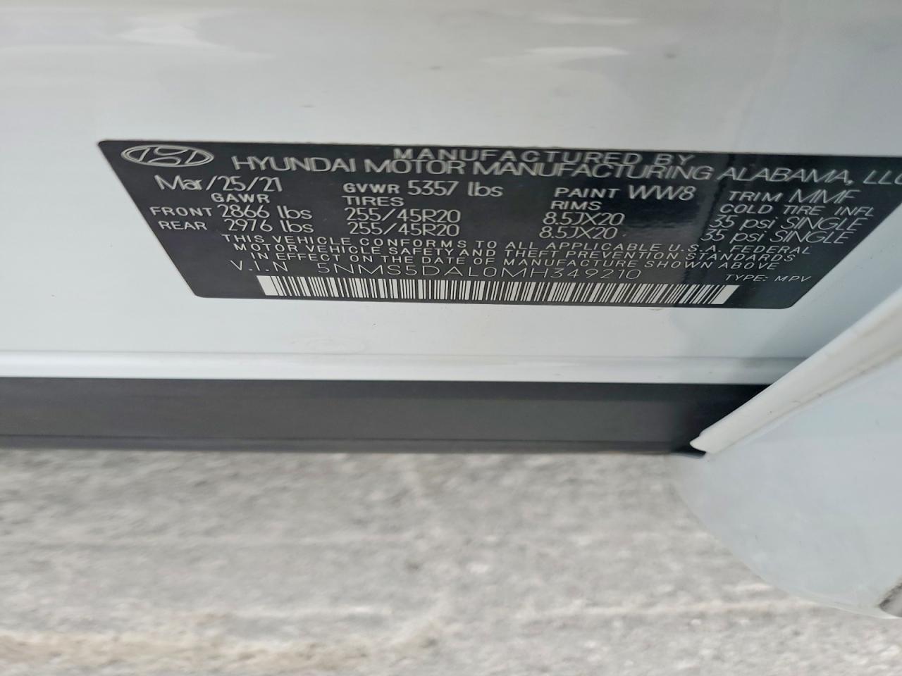 HYUNDAI SANTA FE 2021 — 14