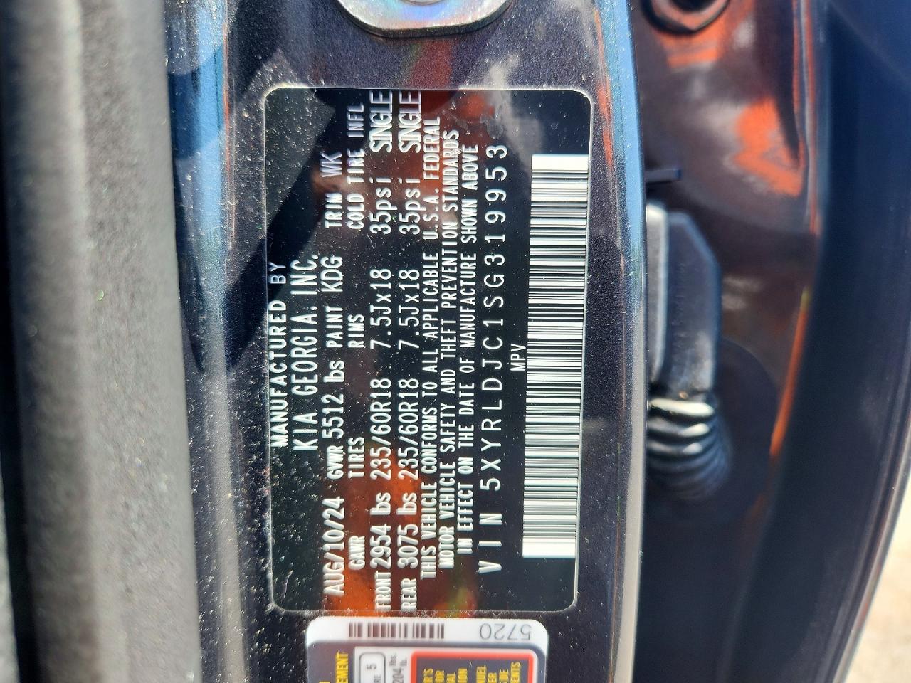 KIA SORENTO 2025 — 14