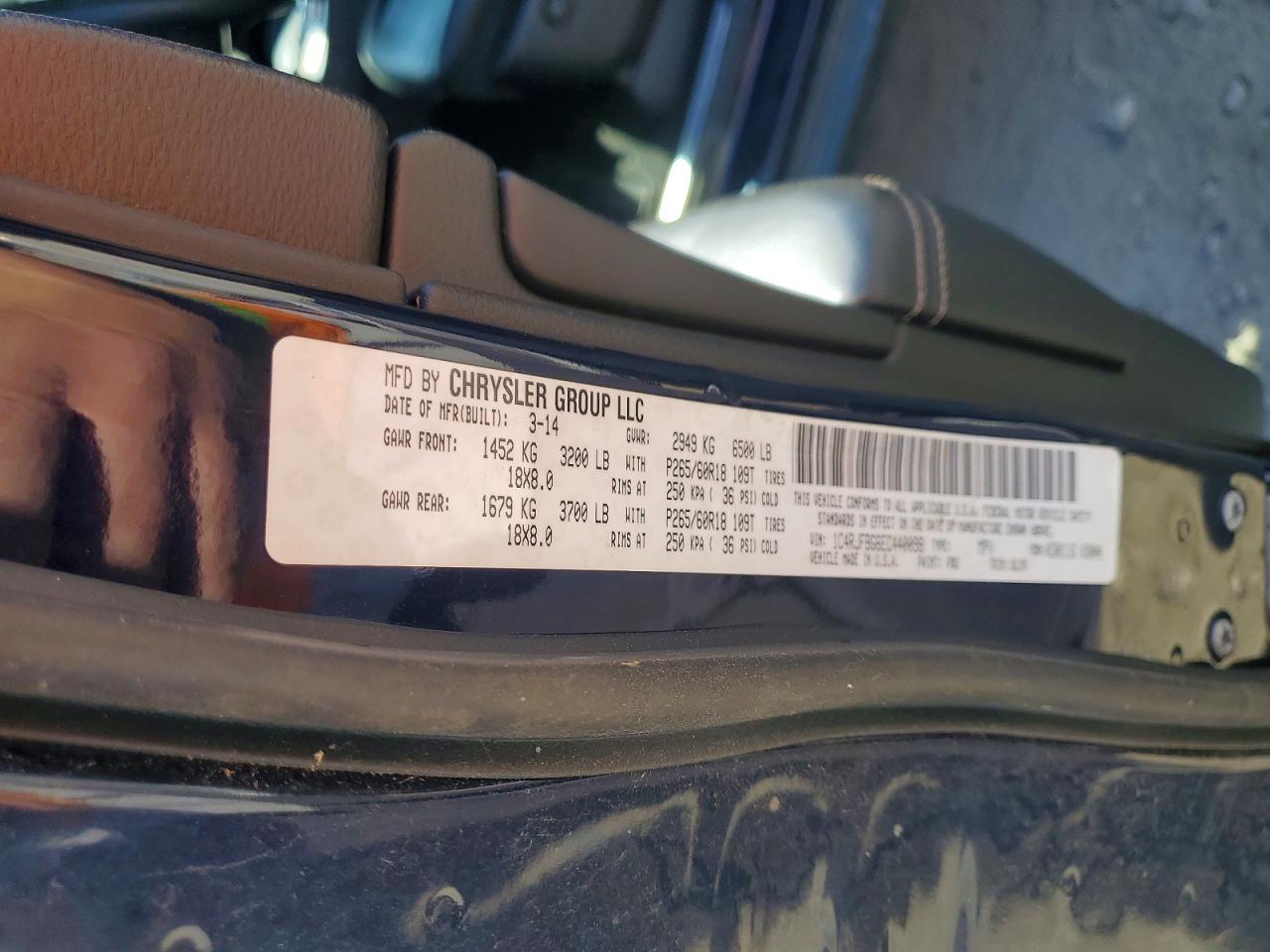 JEP GRAND CHEROKEE 2014 — 14