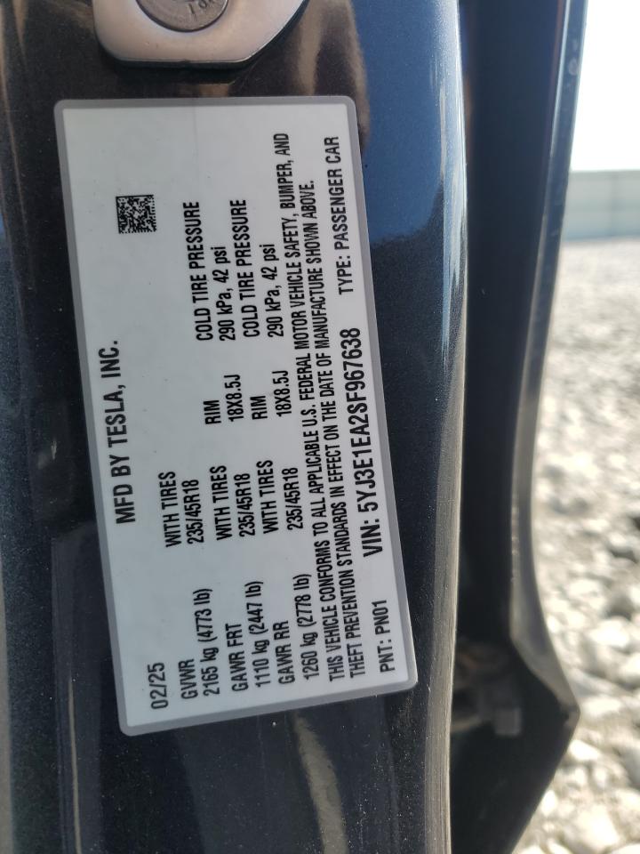 TESLA MODEL 3 2025 — 14