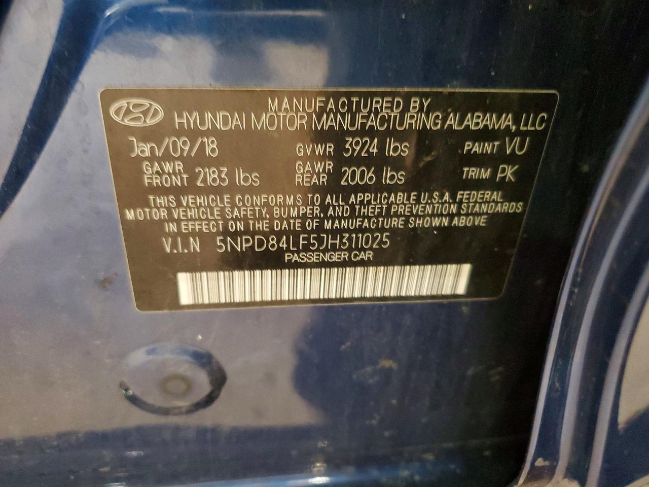 HYUNDAI ELANTRA 2018 — 13