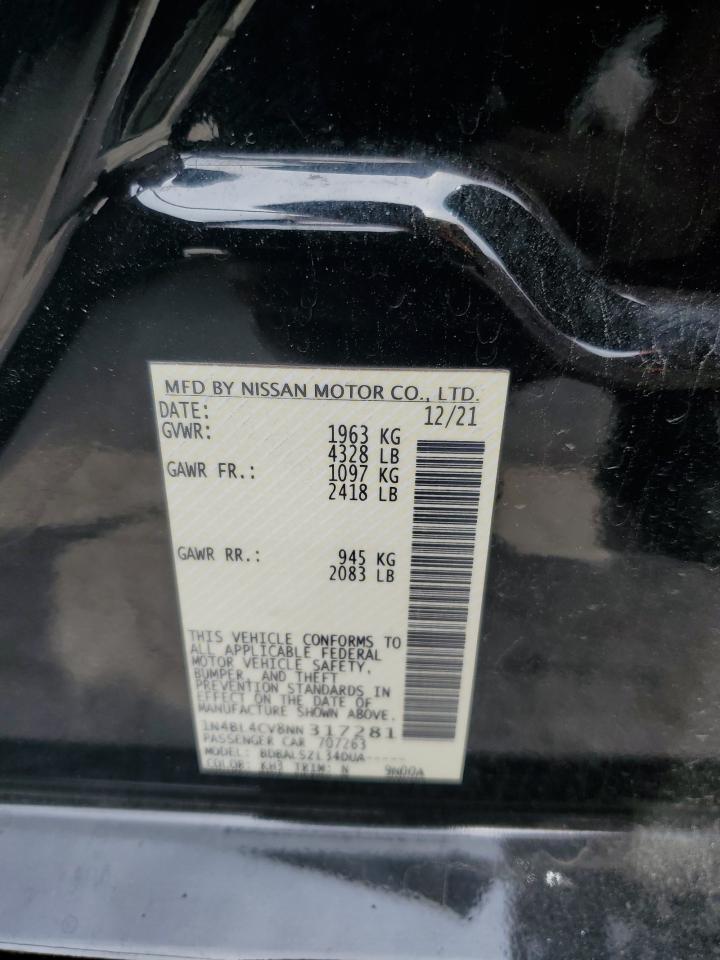 NISSAN ALTIMA 2022 — 13