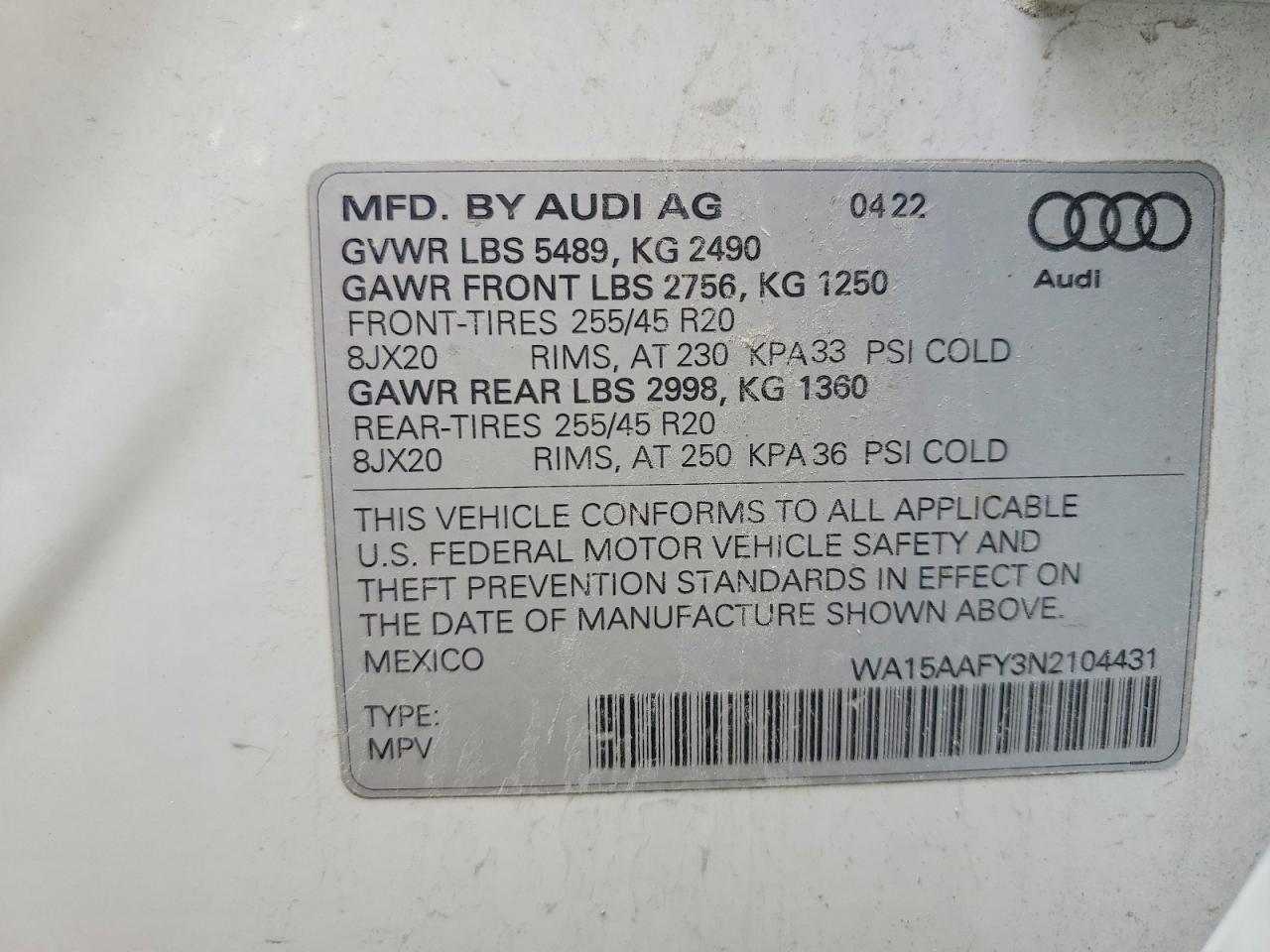 AUDI Q5 2022 — 14