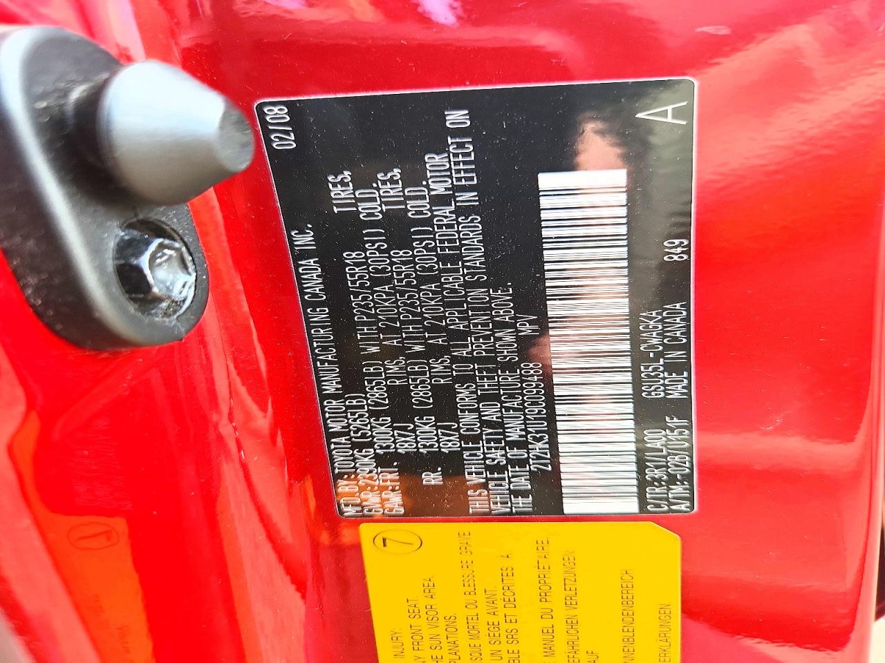 LEXUS RX 2009 — 13