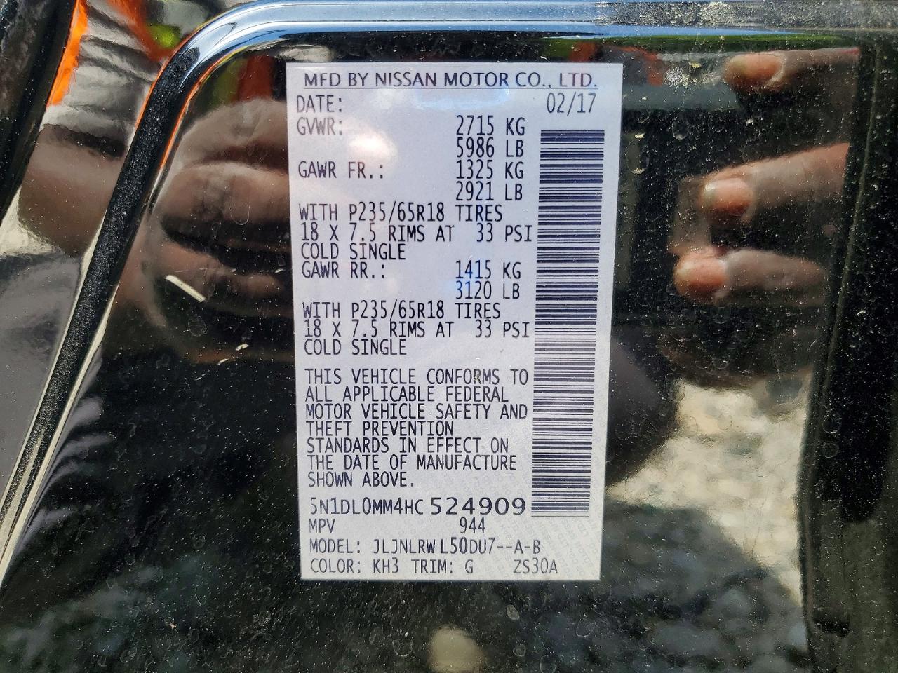 INFINITI QX60 2017 — 15
