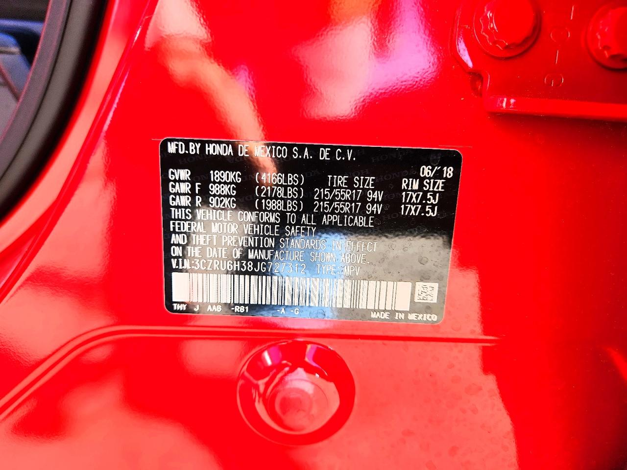 HONDA HR-V 2018 — 13