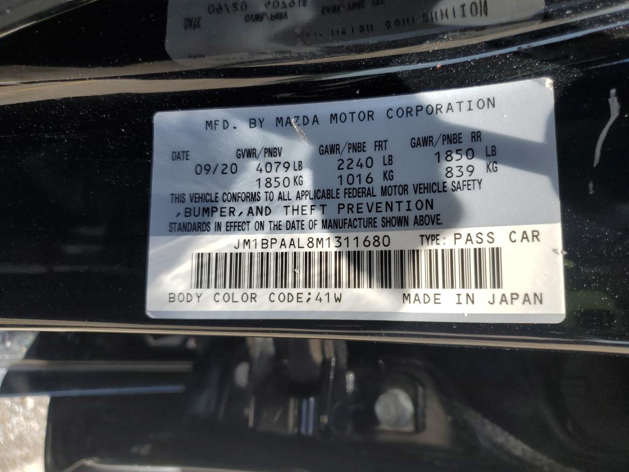 MAZDA 3 2021 — 13