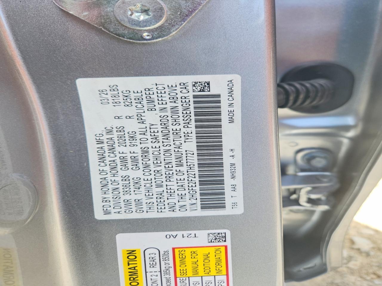 HONDA CIVIC 2026 — 13
