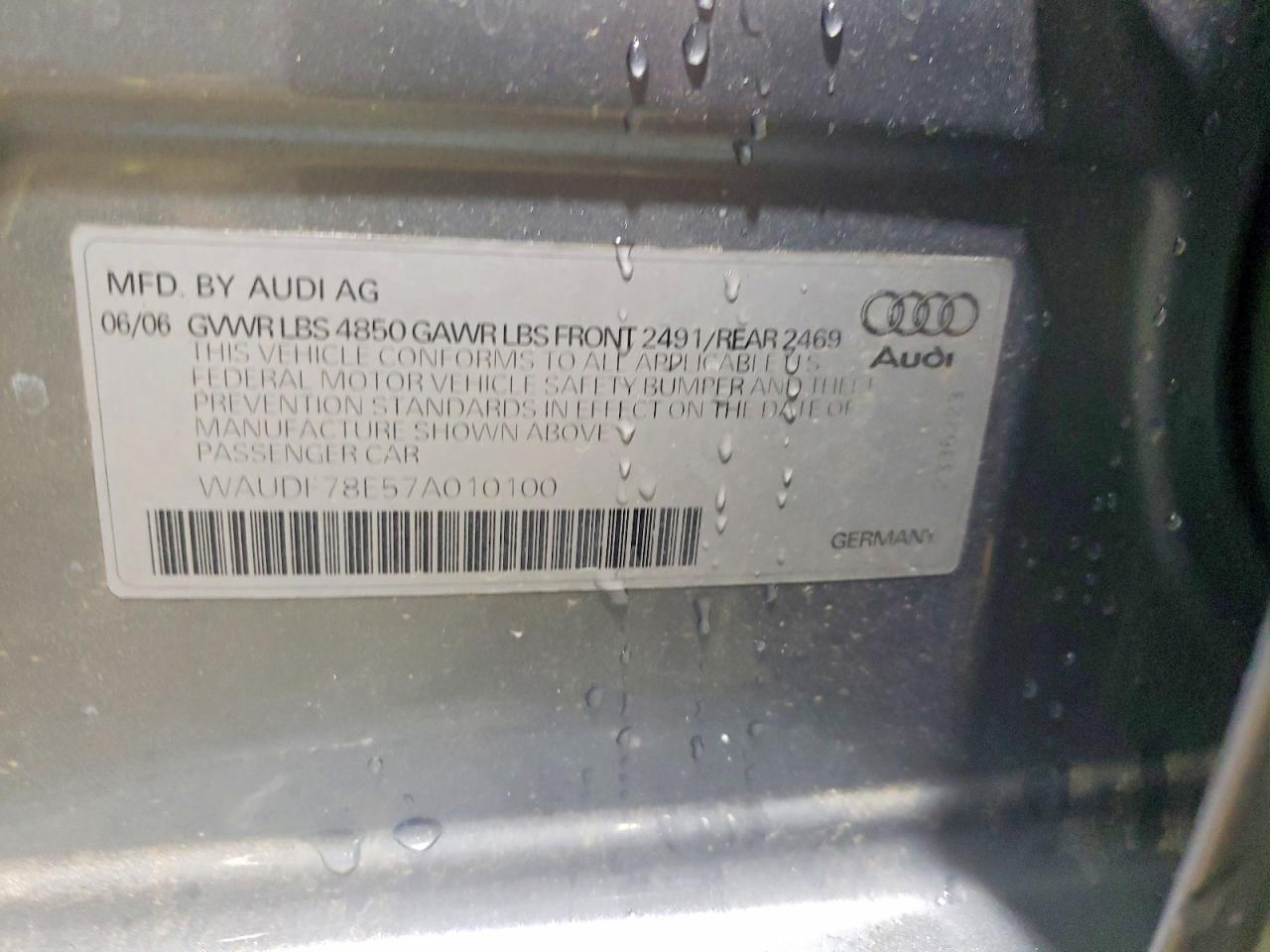 AUDI A4 2007 — 13