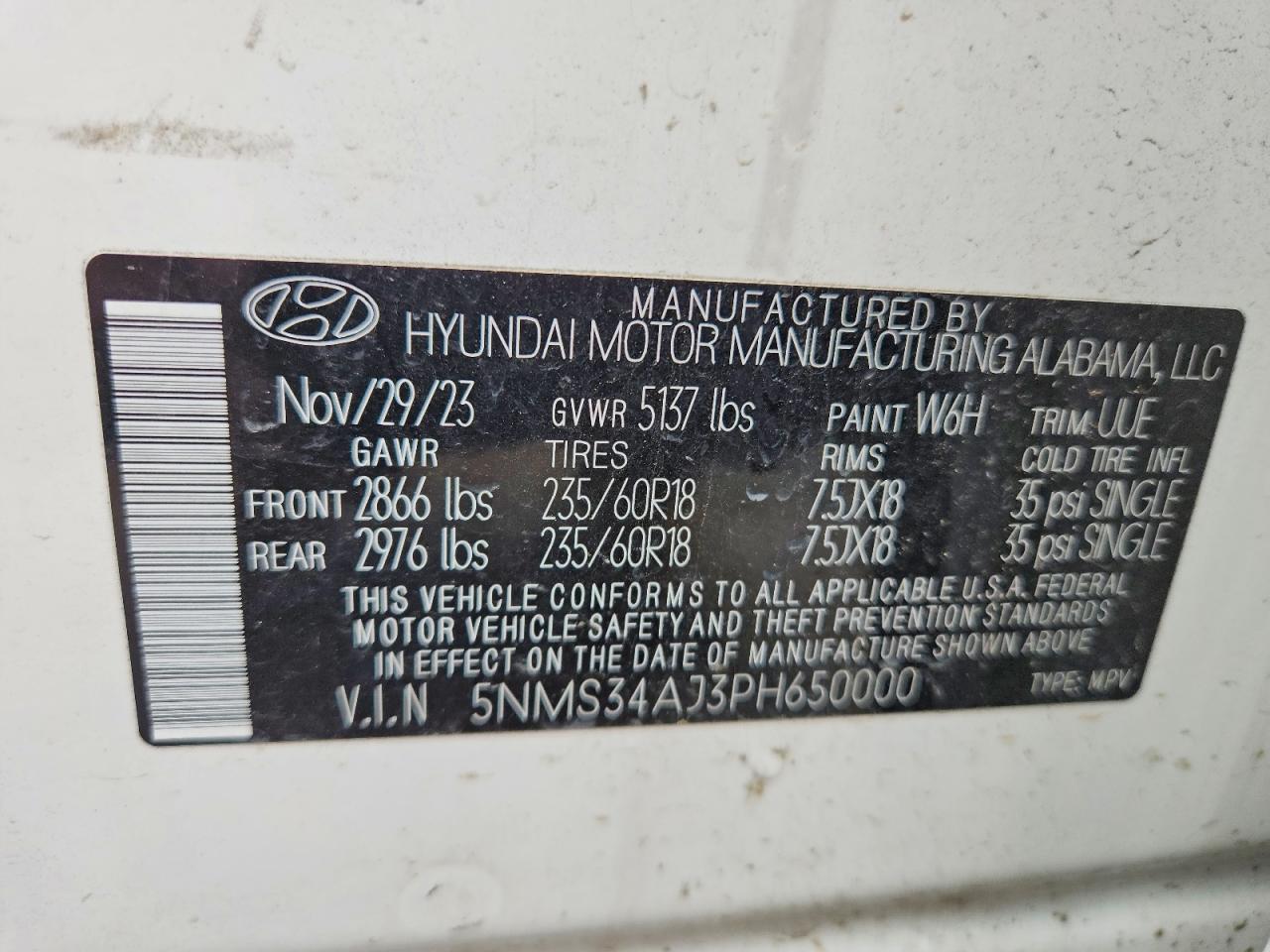 HYUNDAI SANTA FE 2023 — 14