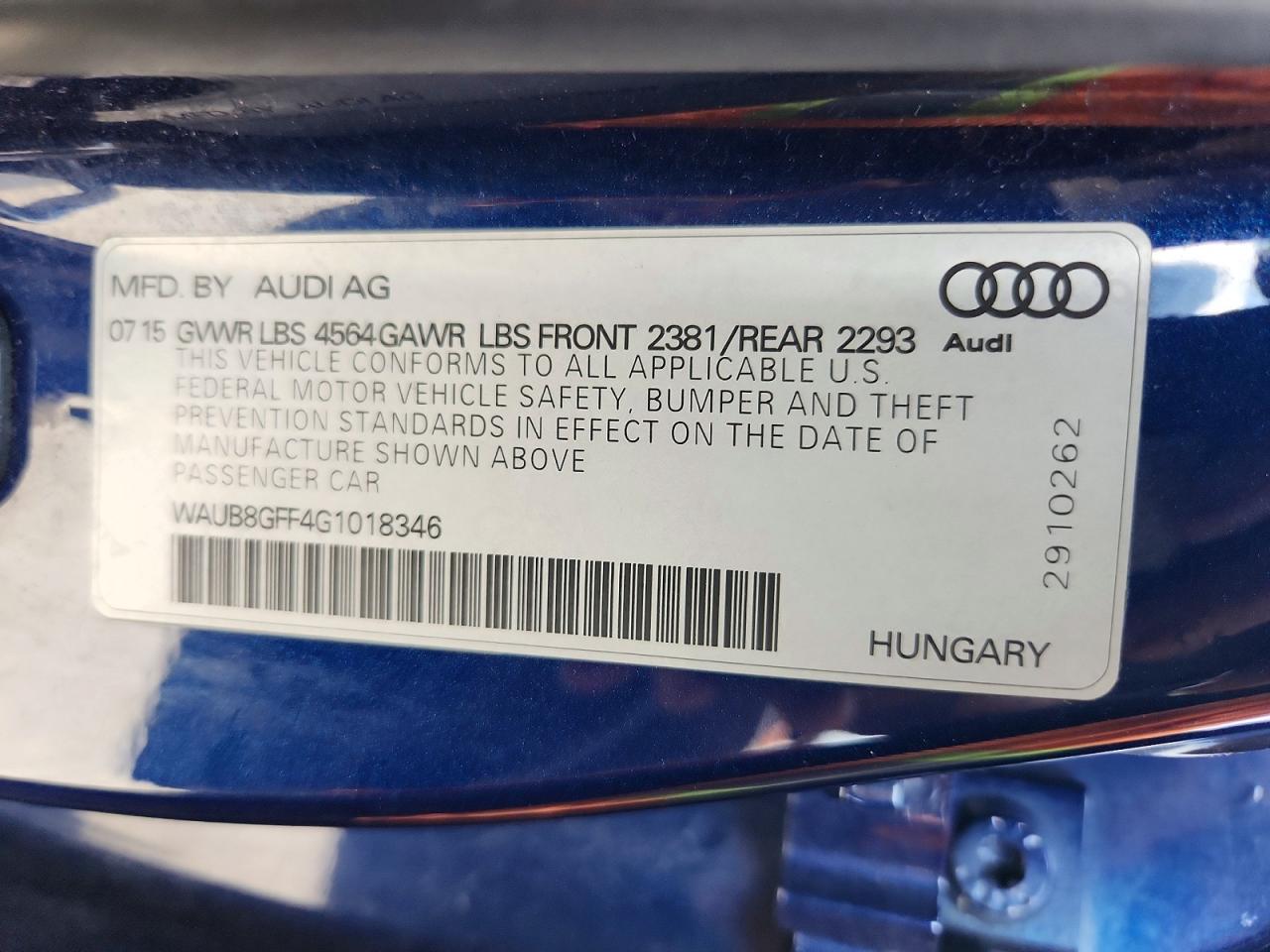 AUDI A3 2016 — 13