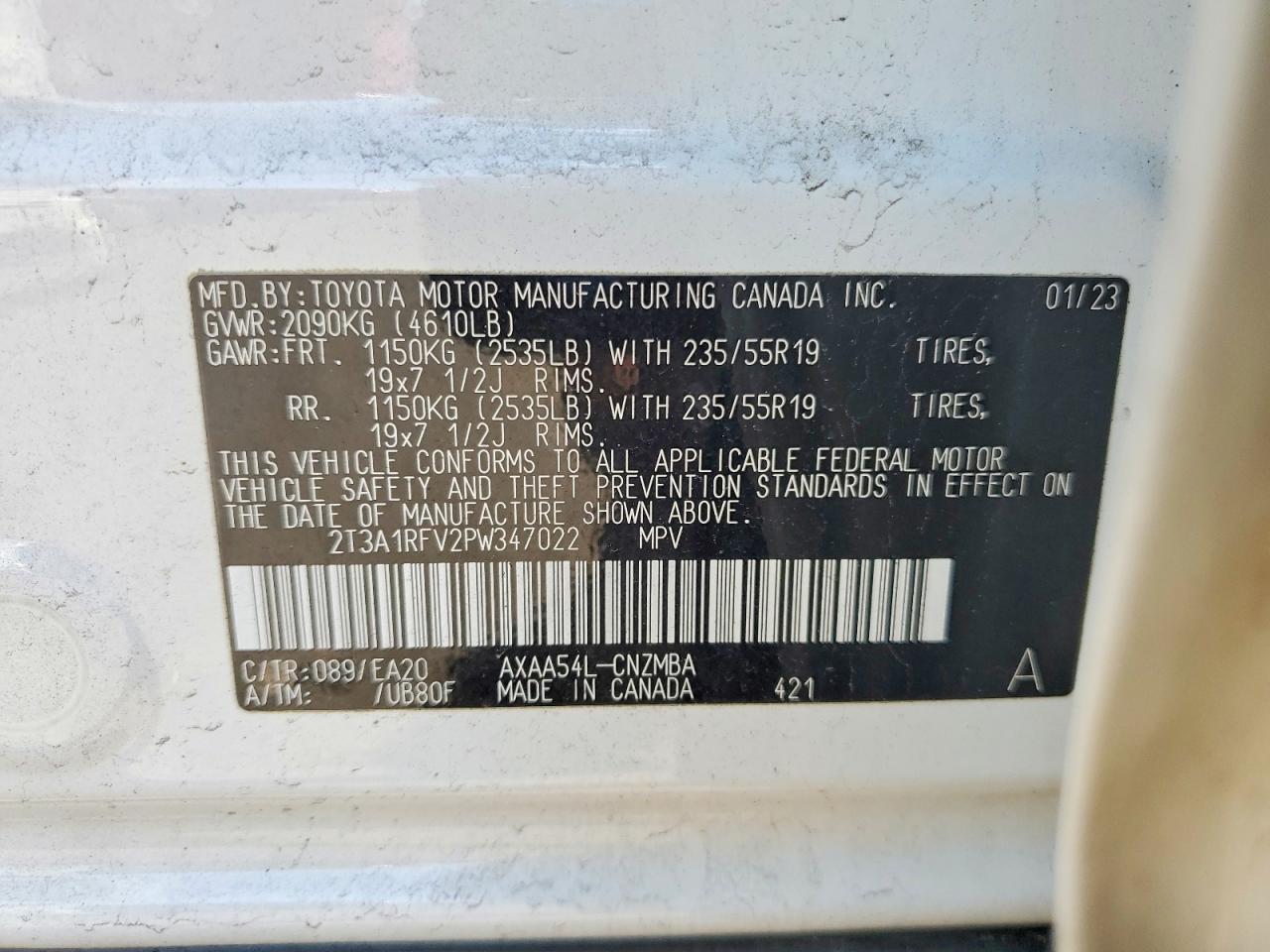 TOYOTA RAV4 2023 — 14