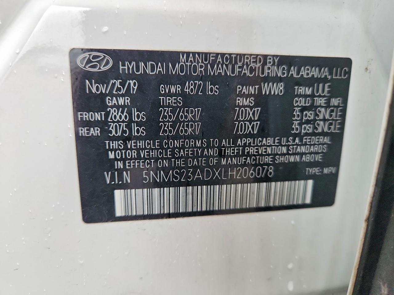 HYUNDAI SANTA FE 2020 — 14
