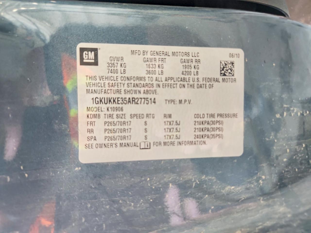 GMC YUKON XL 2010 — 14