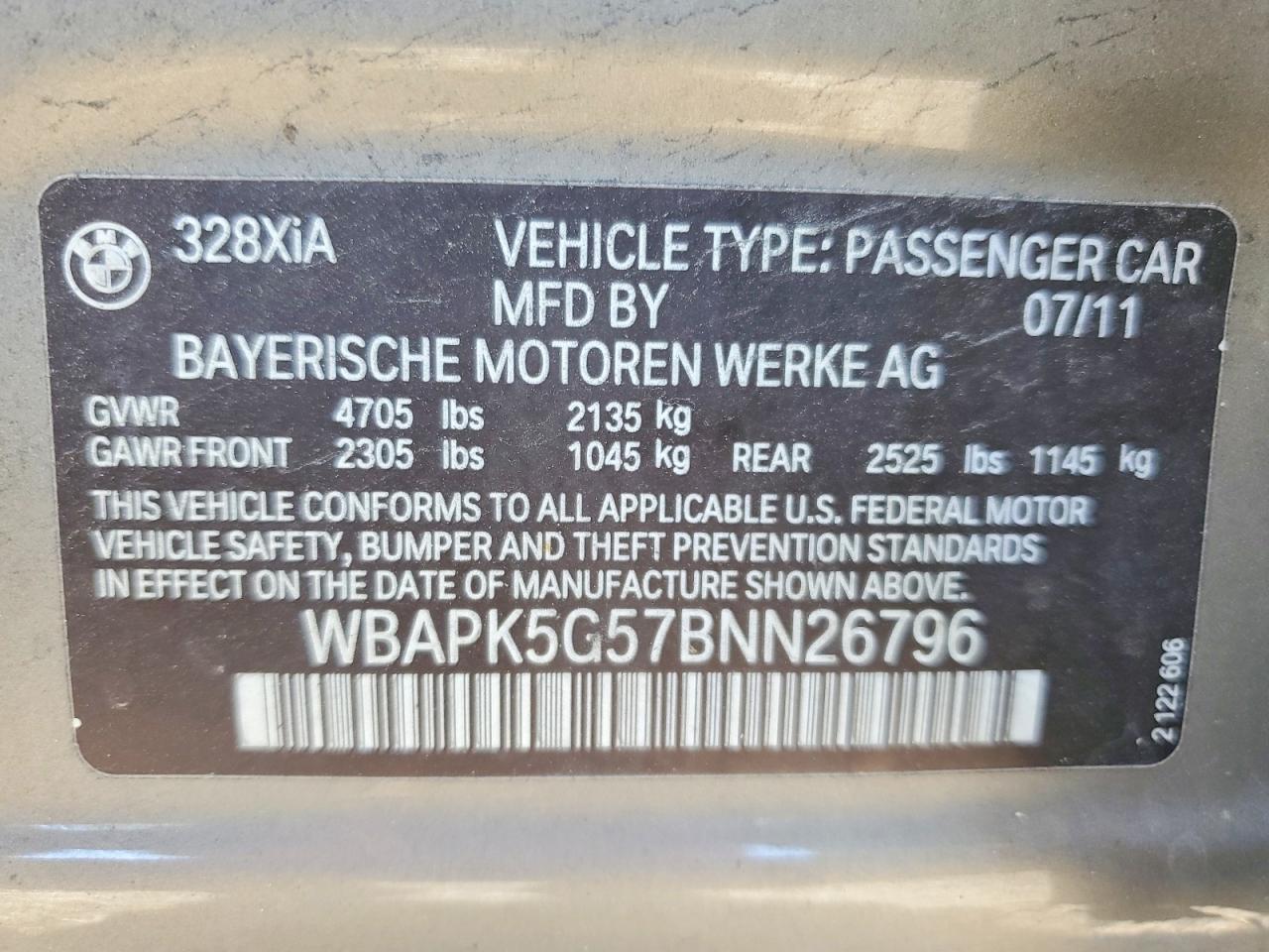 BMW 328 2011 — 12