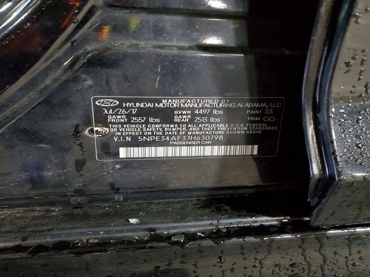 HYUNDAI SONATA 2018 — 13