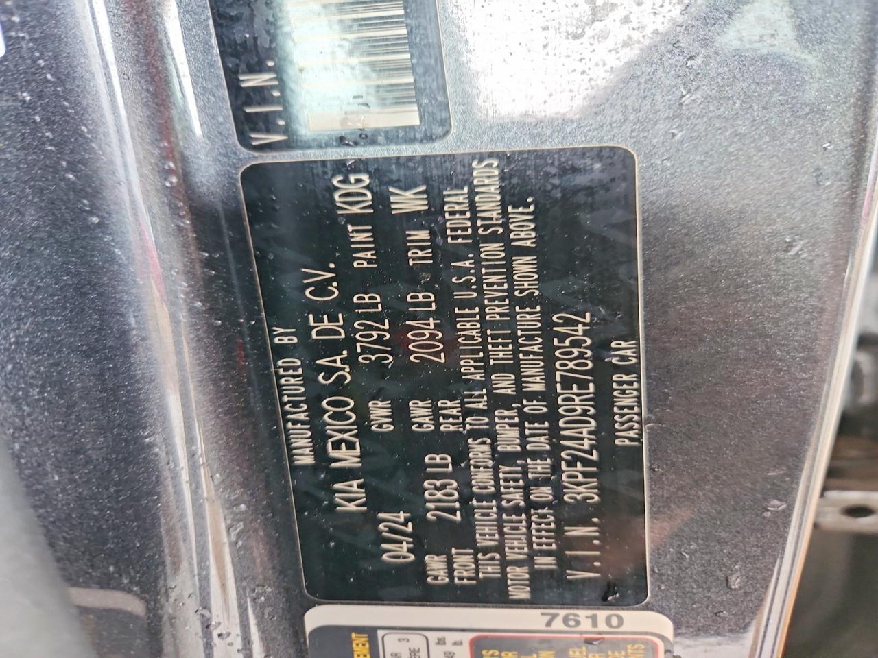 KIA FORTE 2024 — 13