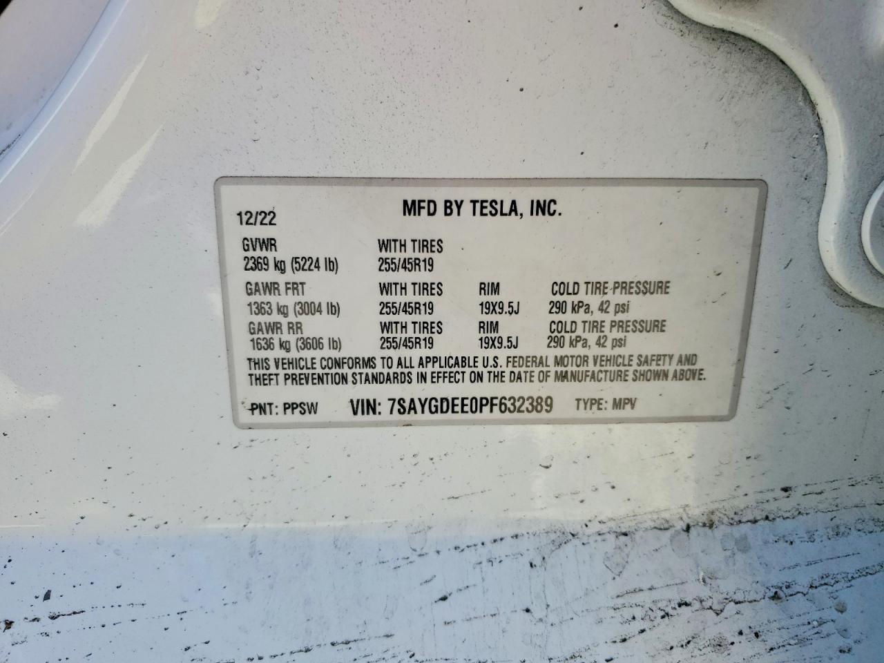 TESLA MODEL Y 2023 — 14