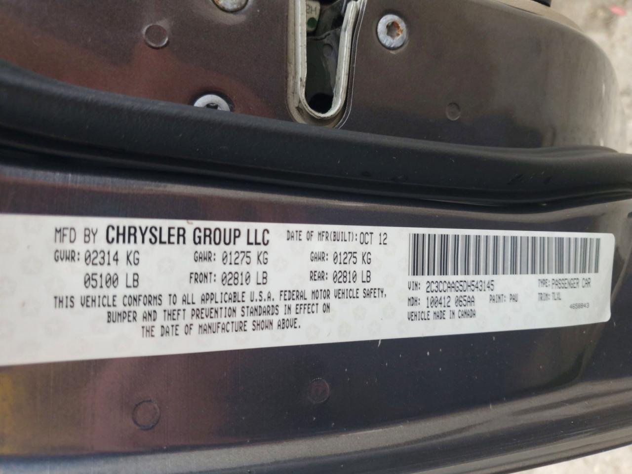 CHRYSLER 300 2013 — 13