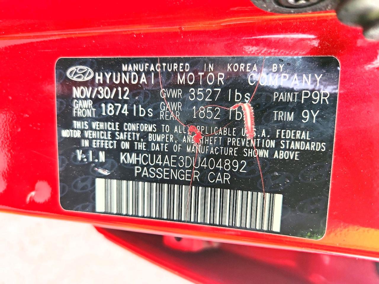 HYUNDAI ACCENT 2013 — 13