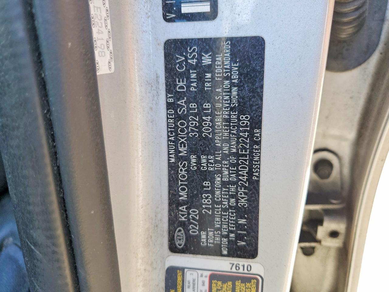 KIA FORTE 2020 — 13