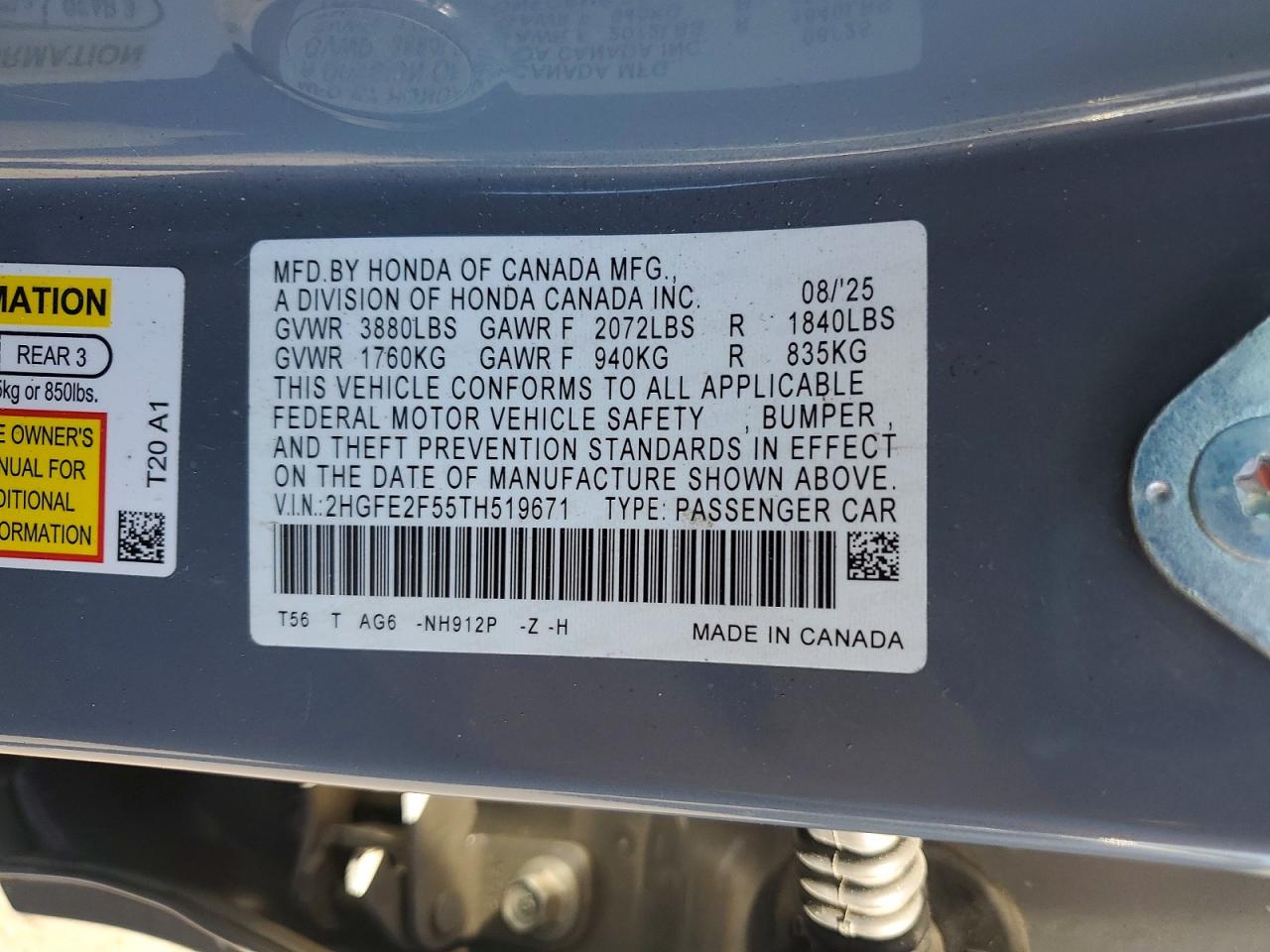 HONDA CIVIC 2026 — 13