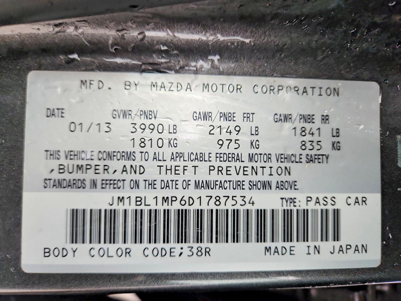 MAZDA 3 2013 — 13