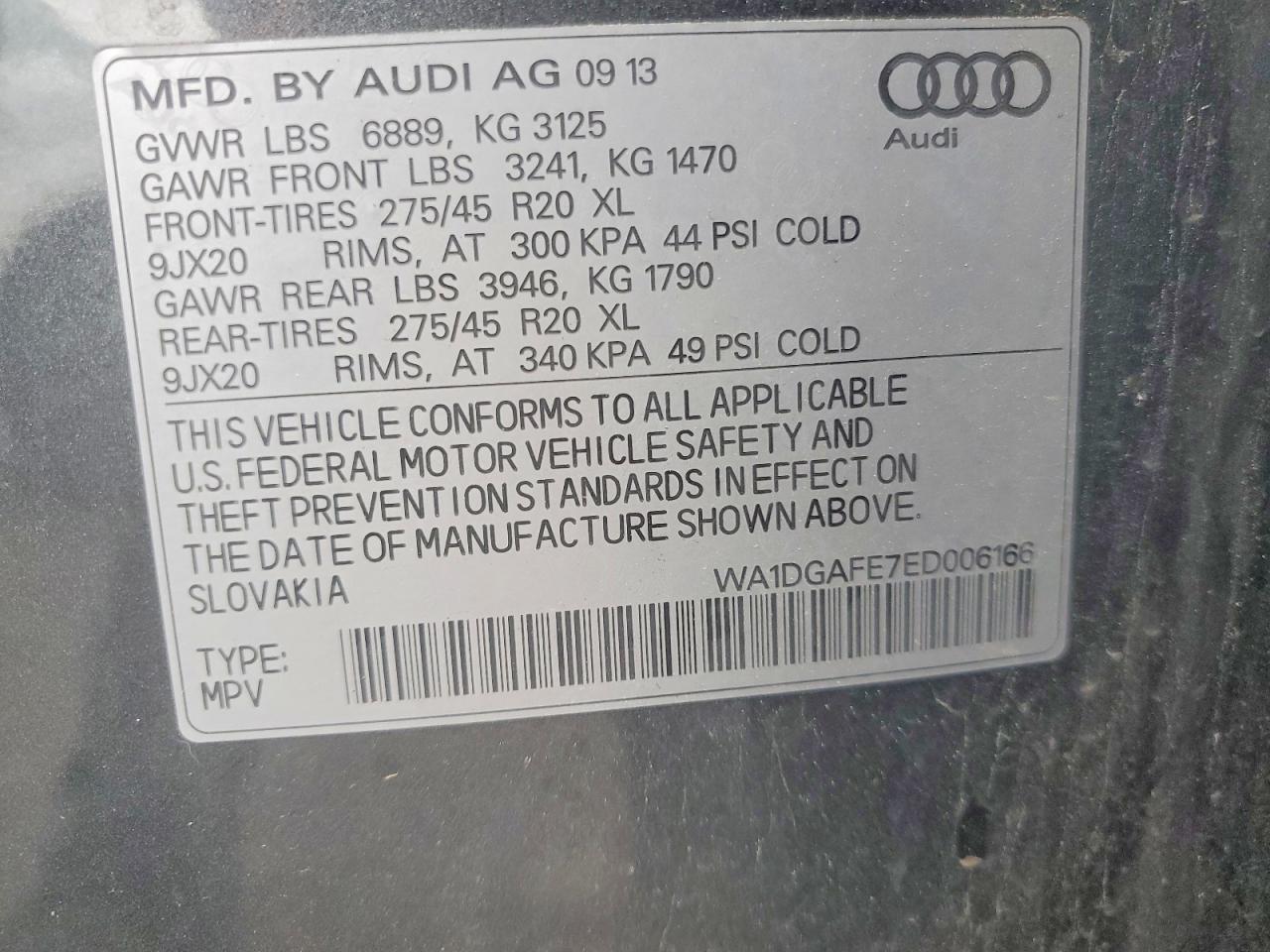 AUDI Q7 2014 — 14