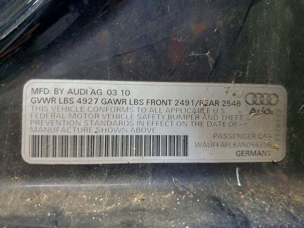 AUDI A4 2010 — 12