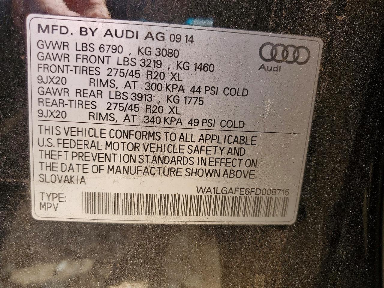 AUDI Q7 2015 — 13