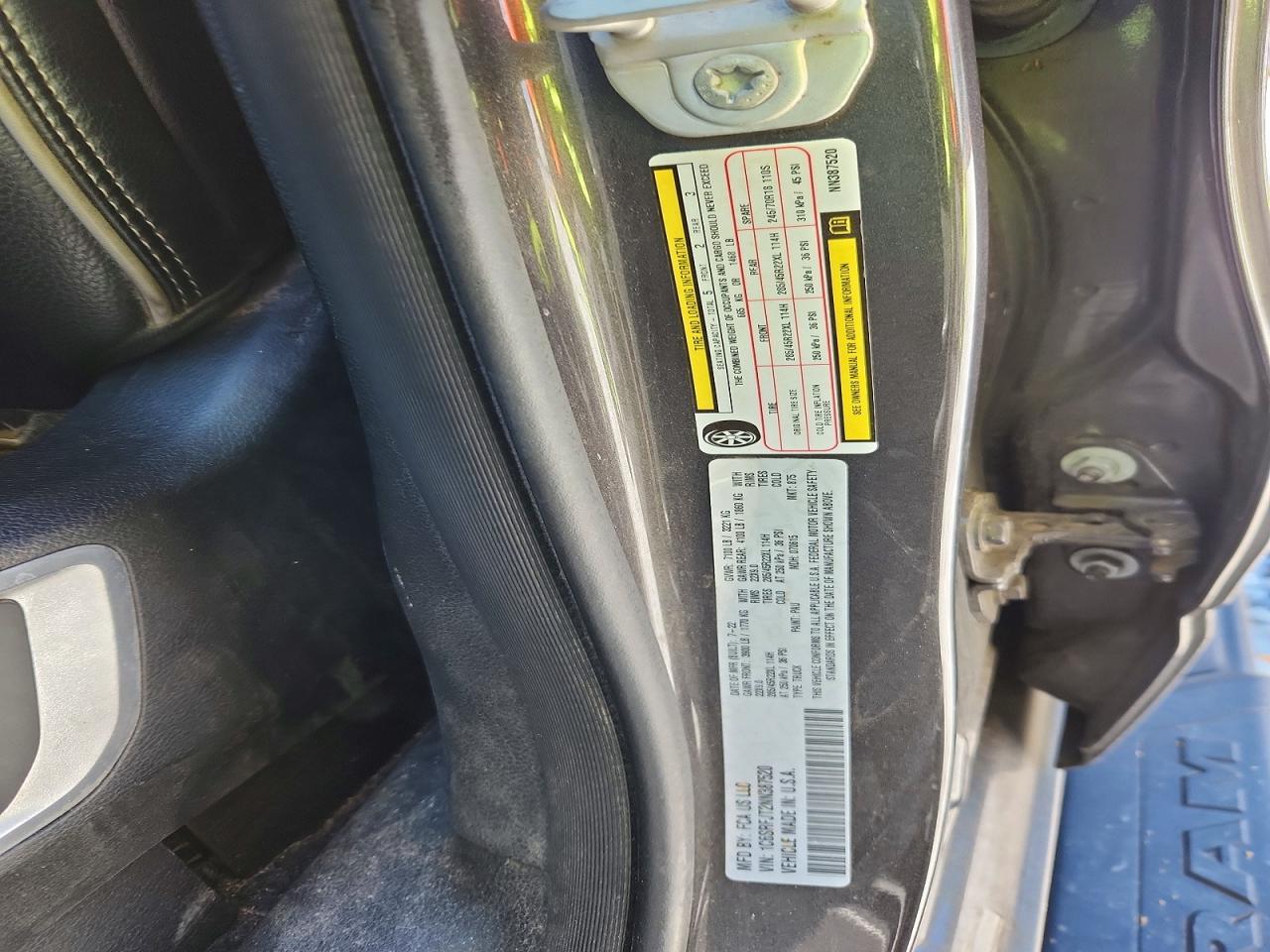 RAM 1500 2022 — 12