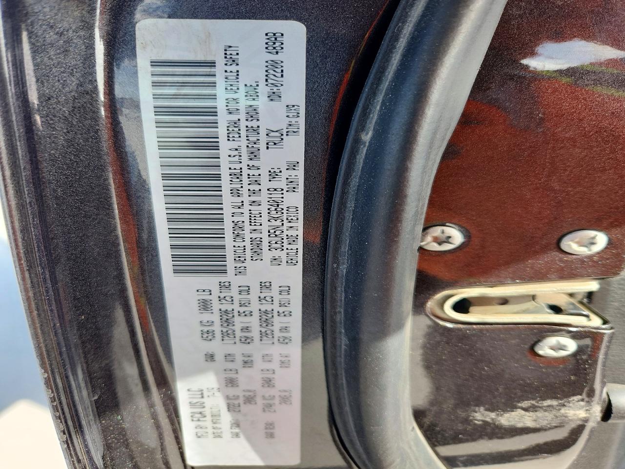 RAM 2500 2019 — 12